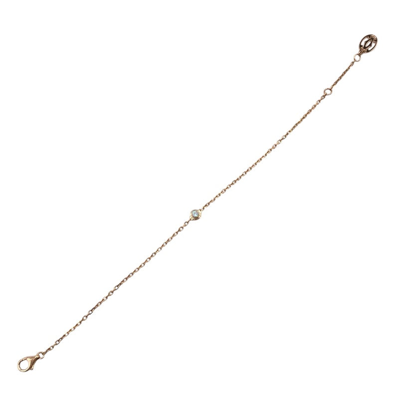 カルティエ Cartier ダム―ル　１Pダイヤブレス　SM K18PG ジュエリー