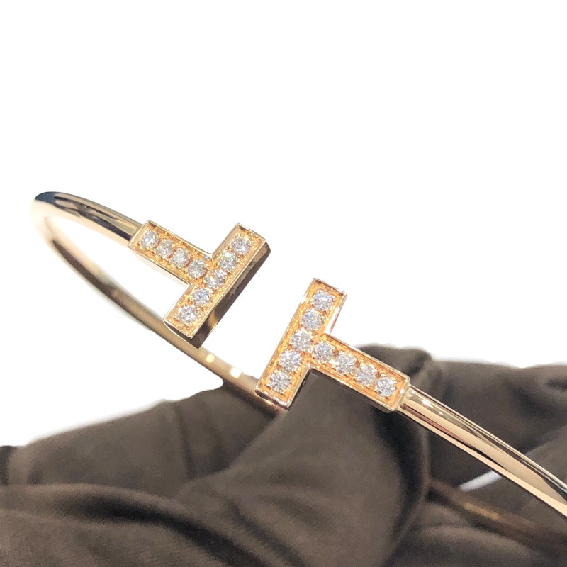 ティファニー TIFFANY＆CO Tワイヤーダイヤブレス K18イエローゴールド 750YG/ダイヤモンド ジュエリー