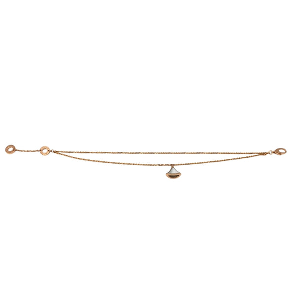 ブルガリ BVLGARI ディーヴァドリームブレス S/Mサイズ K18PG/マザーオブパール(MOP) ジュエリー