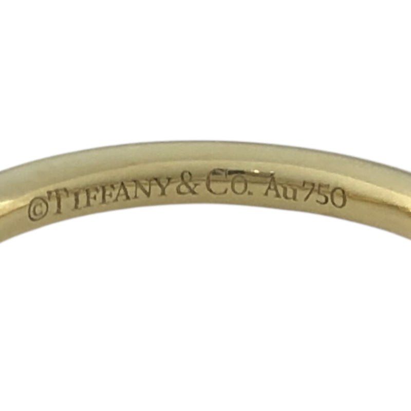 ティファニー TIFFANY＆CO ノットダイヤリング　750YG Au750 　ダイヤモンド ジュエリー