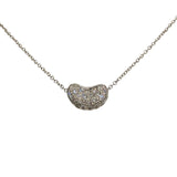 ティファニー TIFFANY＆CO ビーンズダイヤネックレス Pt950プラチナ Pt950/ダイヤモンド ジュエリー