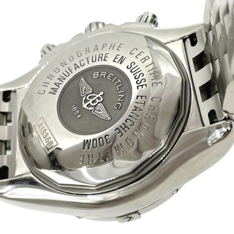 ブライトリング BREITLING クロノマット エボリューション A156B98PA ブラック SS 自動巻き メンズ 腕時計