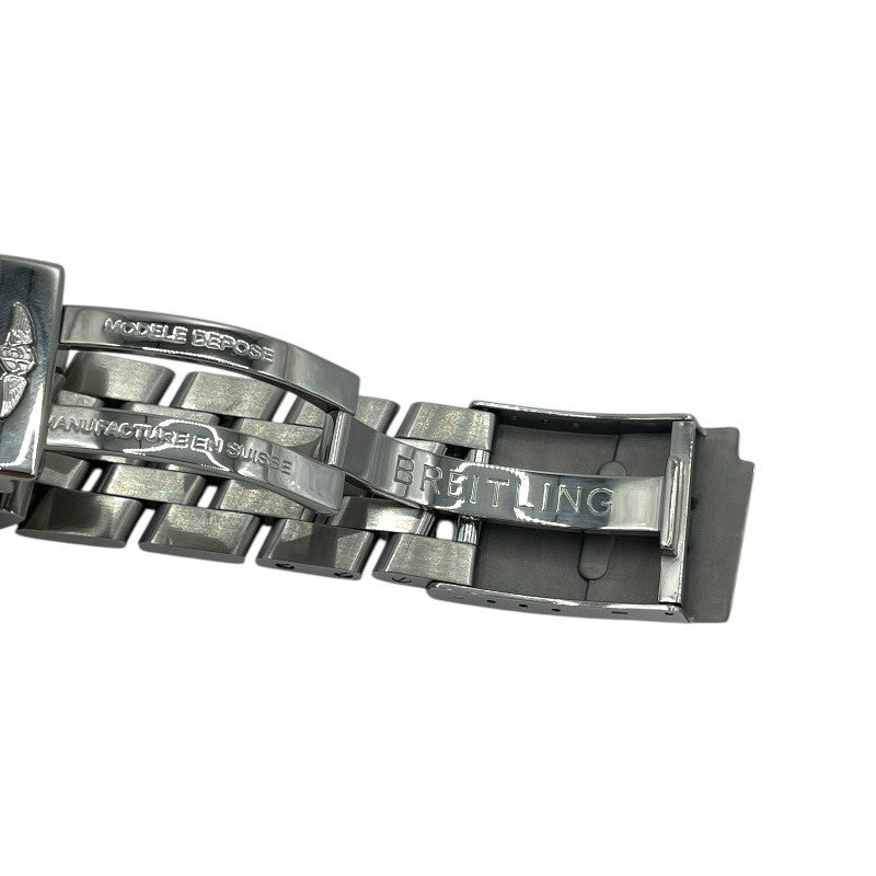 ブライトリング BREITLING クロノマット エボリューション A156B98PA ブラック SS 自動巻き メンズ 腕時計