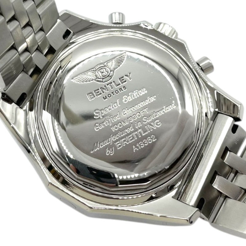 ブライトリング BREITLING ベントレー GT ブルーシェル A13362(AX133627X/BE63) ブルーシェル SS 自動巻き メンズ 腕時計