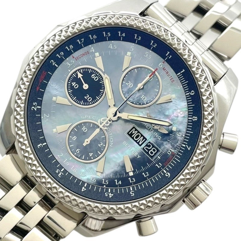 ブライトリング BREITLING ベントレー GT ブルーシェル A13362(AX133627X/BE63) ブルーシェル SS 自動巻き メンズ 腕時計