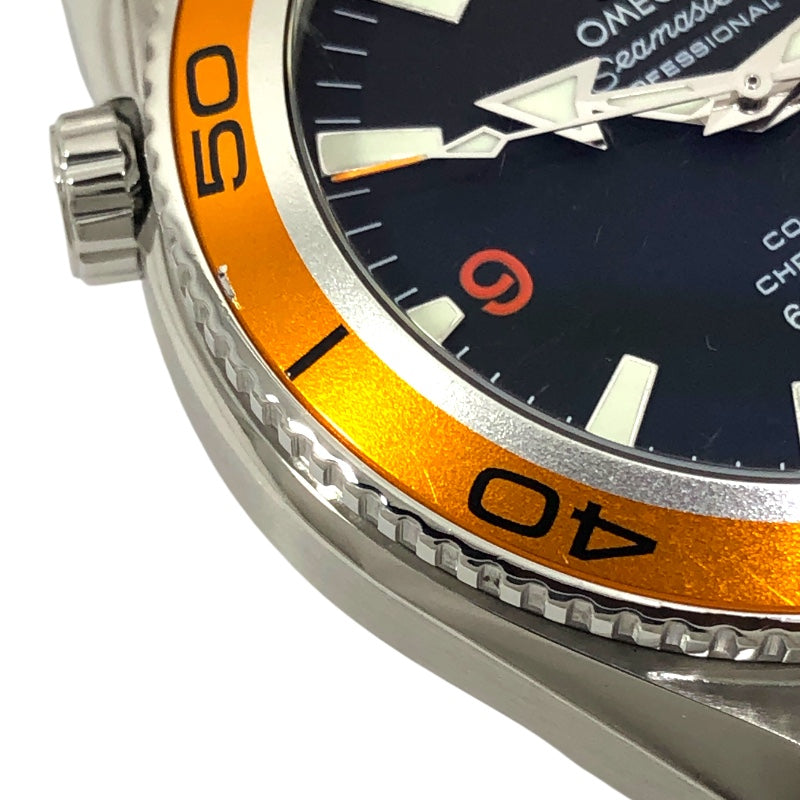 オメガ OMEGA シーマスター プラネットオーシャン600M コーアクシャルクロノメーター 2208.50 ブラック SS メンズ 腕時計