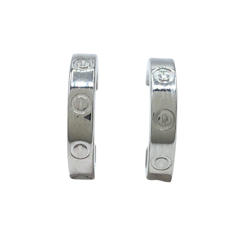 カルティエ Cartier ミニラブピアス K18WG ジュエリー