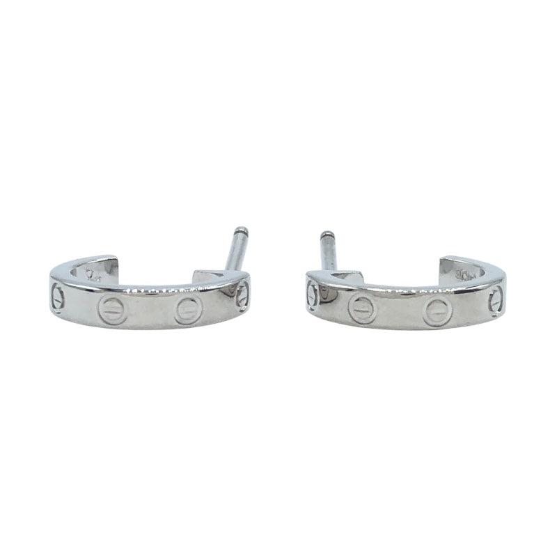 カルティエ Cartier ミニラブピアス K18WG ジュエリー