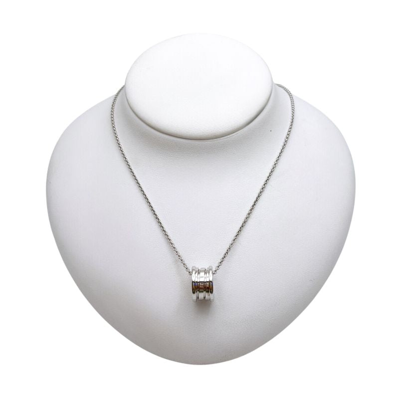 ブルガリ BVLGARI ビーゼロワン　ネックレス K18ホワイトゴールド ジュエリー