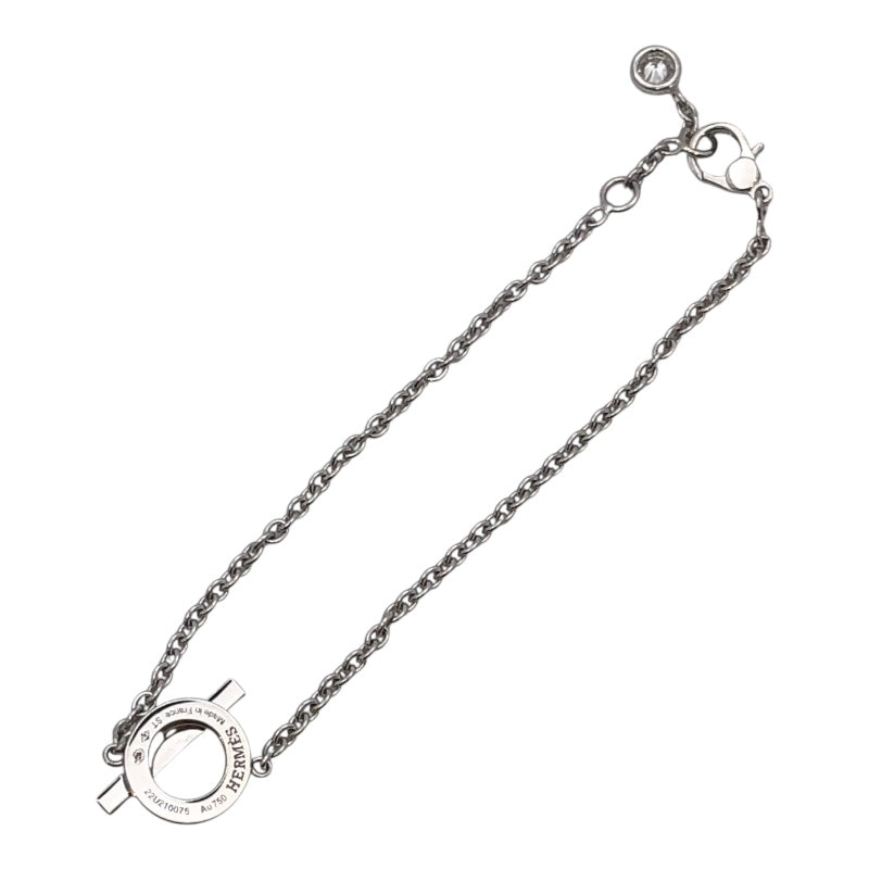 エルメス HERMES フィネス ダイヤブレス 750WG ジュエリー