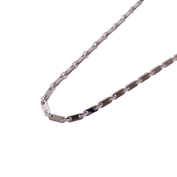 カルティエ Cartier フィガロ　ネックレス　750WG K18ホワイトゴールド ジュエリー