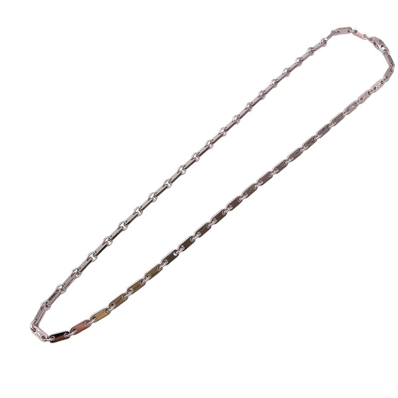 カルティエ Cartier フィガロ　ネックレス　750WG K18ホワイトゴールド ジュエリー