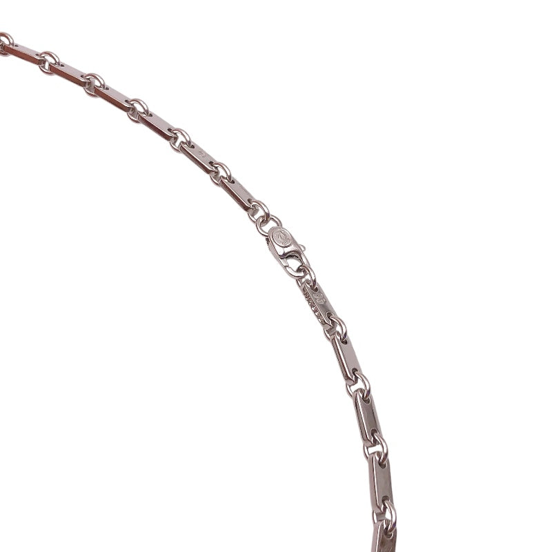カルティエ Cartier フィガロ　ネックレス　750WG K18ホワイトゴールド ジュエリー