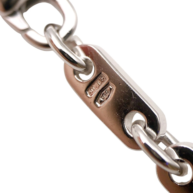 カルティエ Cartier フィガロ　ネックレス　750WG K18ホワイトゴールド ジュエリー