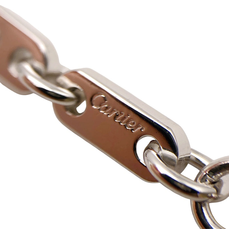 カルティエ Cartier フィガロ　ネックレス　750WG K18ホワイトゴールド ジュエリー