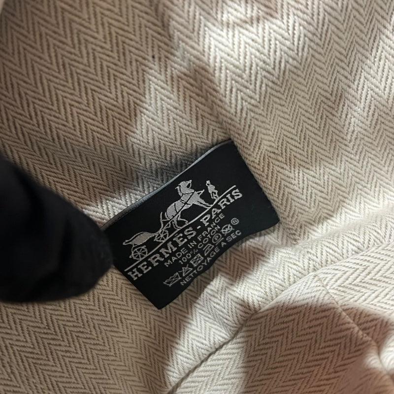 エルメス HERMES ブリッドアブラックPM ネイビー・グリーン トワル レディース ポーチ