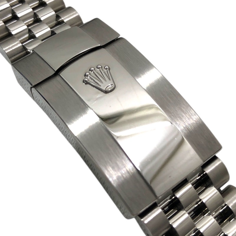ロレックス ROLEX デイトジャスト41 ランダムシリアル 126300 ブラック ジュビリーブレス SS メンズ 腕時計