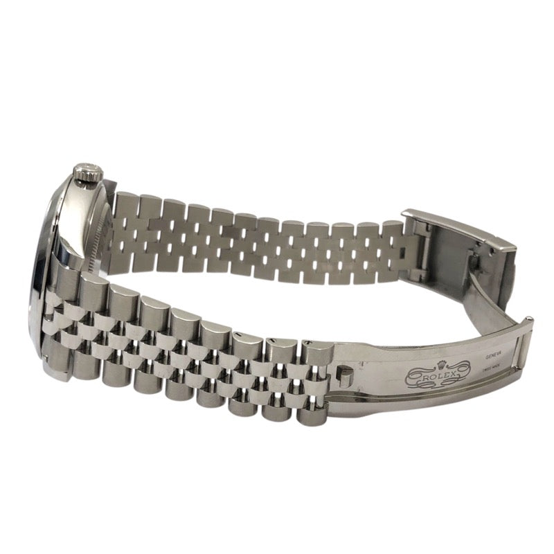 ロレックス ROLEX デイトジャスト41 ランダムシリアル 126300 ブラック ジュビリーブレス SS メンズ 腕時計