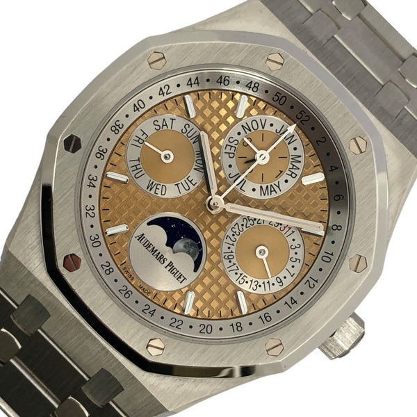 オーデマ・ピゲ AUDEMARS PIGUET ロイヤルオーク パーペチュアルカレンダー 26611PT.OO.1220PT.01 イエロー Pt950 自動巻き メンズ 腕時計