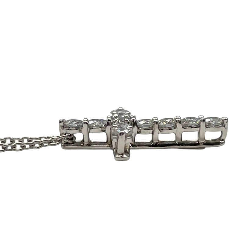 ティファニー TIFFANY＆CO スモールクロスダイヤネックレス プラチナ Pt950 ダイヤモンド ジュエリー