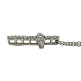 ティファニー TIFFANY＆CO スモールクロスダイヤネックレス プラチナ Pt950 ダイヤモンド ジュエリー