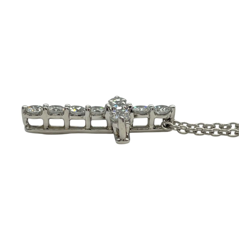 ティファニー TIFFANY＆CO スモールクロスダイヤネックレス プラチナ Pt950 ダイヤモンド ジュエリー