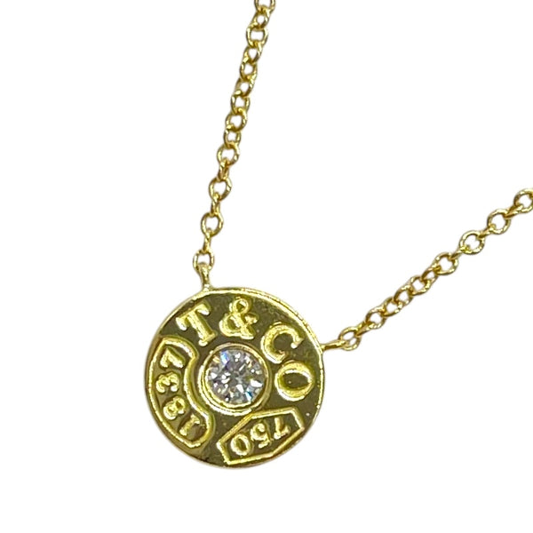 ティファニー TIFFANY＆CO 1837サークル ダイヤネックレス 750YG/ダイヤモンド ジュエリー