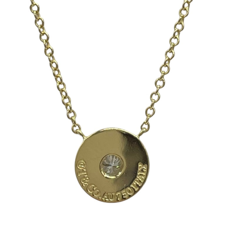 ティファニー TIFFANY＆CO 1837サークル ダイヤネックレス 750YG/ダイヤモンド ジュエリー