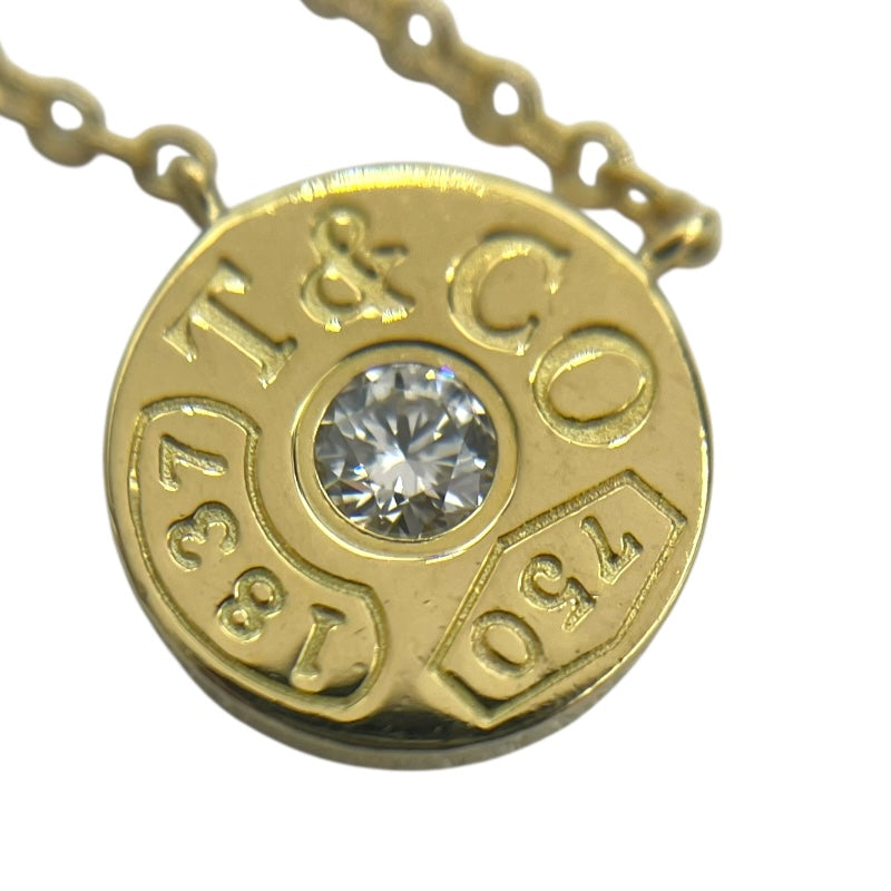 ティファニー TIFFANY＆CO 1837サークル ダイヤネックレス 750YG/ダイヤモンド ジュエリー