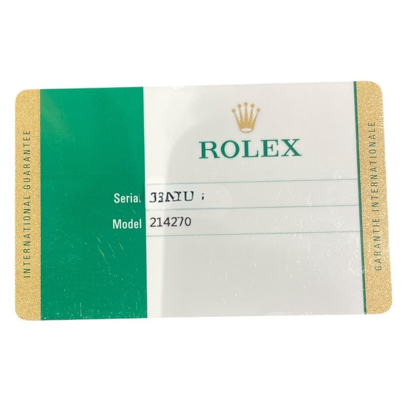 ロレックス ROLEX エクスプローラー1 214270 ステンレススチール メンズ 腕時計