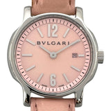 ブルガリ BVLGARI ソロテンポ JAL限定 ST29S ピンク SS クオーツ レディース 腕時計
