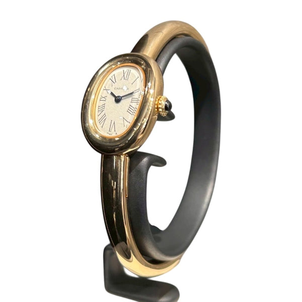 カルティエ Cartier ベニュワール ミニ サイズ17 WGBA0035 K18YG レディース 腕時計