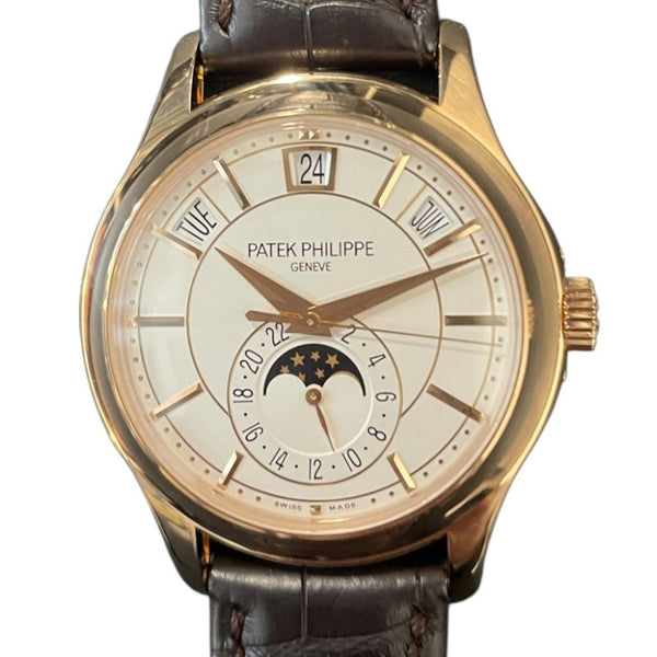 パテック・フィリップ PATEK PHILIPPE コンプリケーション アニュアルカレンダー 5205R-001 PG/レザー 自動巻き メンズ 腕時計
