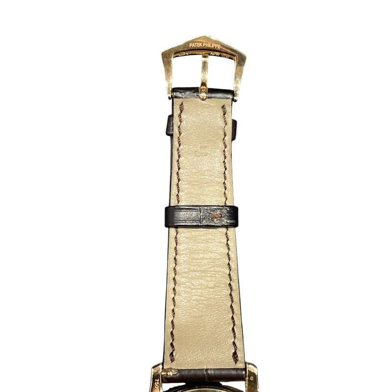 パテック・フィリップ PATEK PHILIPPE コンプリケーション アニュアルカレンダー 5205R-001 PG/レザー 自動巻き メンズ 腕時計