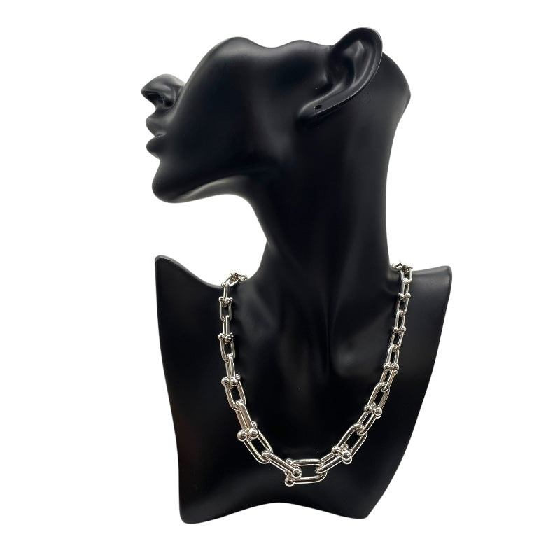ティファニー TIFFANY＆CO ハードウェアグラジュエイテッド リンクネックレス シルバー Ag925 ジュエリー