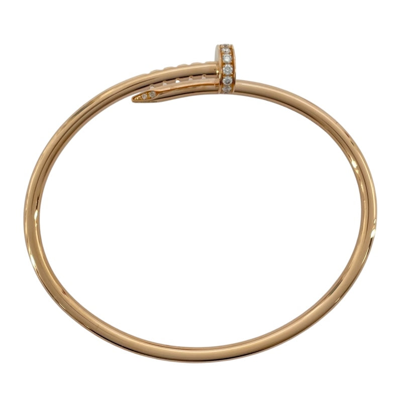 カルティエ Cartier ジュストアンクルSM ダイヤブレス ピンクゴールド Au750 ダイヤモンド ジュエリー