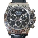 ロレックス ROLEX デイトナ 116519G K18ホワイトゴールド/レザーベルト 自動巻き メンズ 腕時計