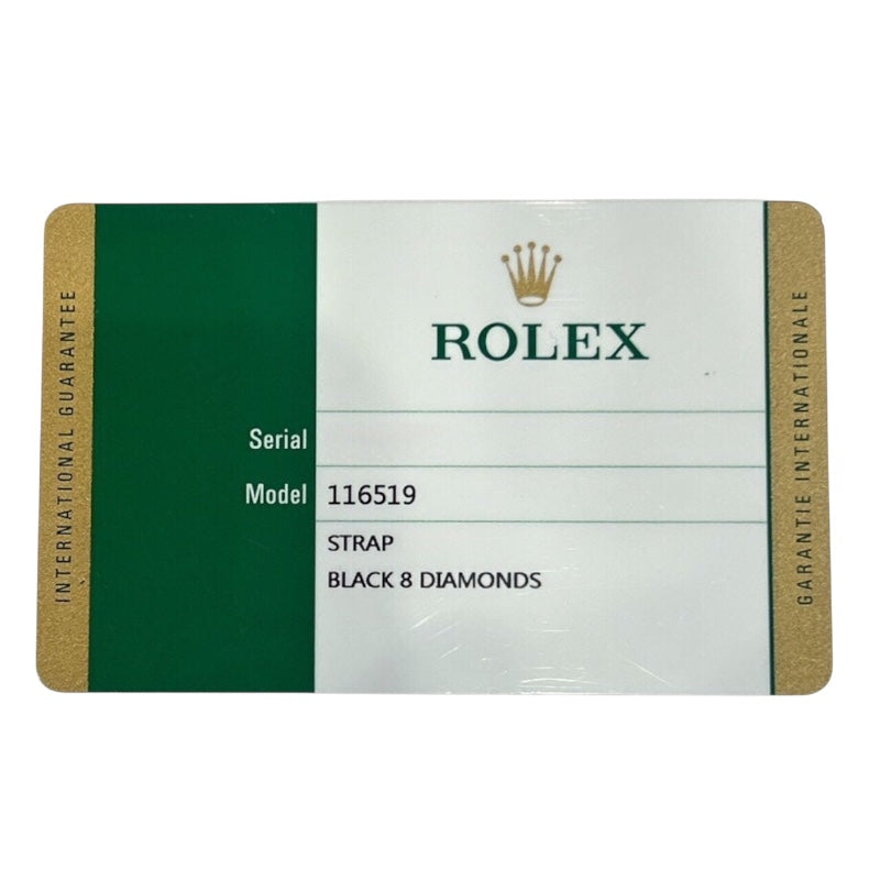 ロレックス ROLEX デイトナ 116519G K18ホワイトゴールド/レザーベルト 自動巻き メンズ 腕時計