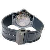 ウブロ HUBLOT クラシック・フュージョン パワーリザーブ8デイズ オールブラック 516.CM.1440.LR チタン×セラミック 手巻き メンズ 腕時計