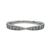 ティファニー TIFFANY＆CO ハーフエタニティリング プラチナ Pt950 ダイヤモンド ジュエリー