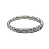 ティファニー TIFFANY＆CO ハーフエタニティリング プラチナ Pt950 ダイヤモンド ジュエリー