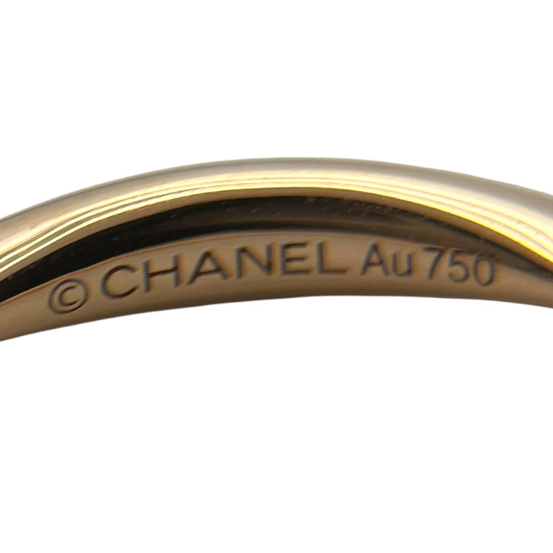 シャネル CHANEL カメリア ダイヤ ハーフエタニティ リング ピンクゴールド Au750/ダイヤモンド ジュエリー