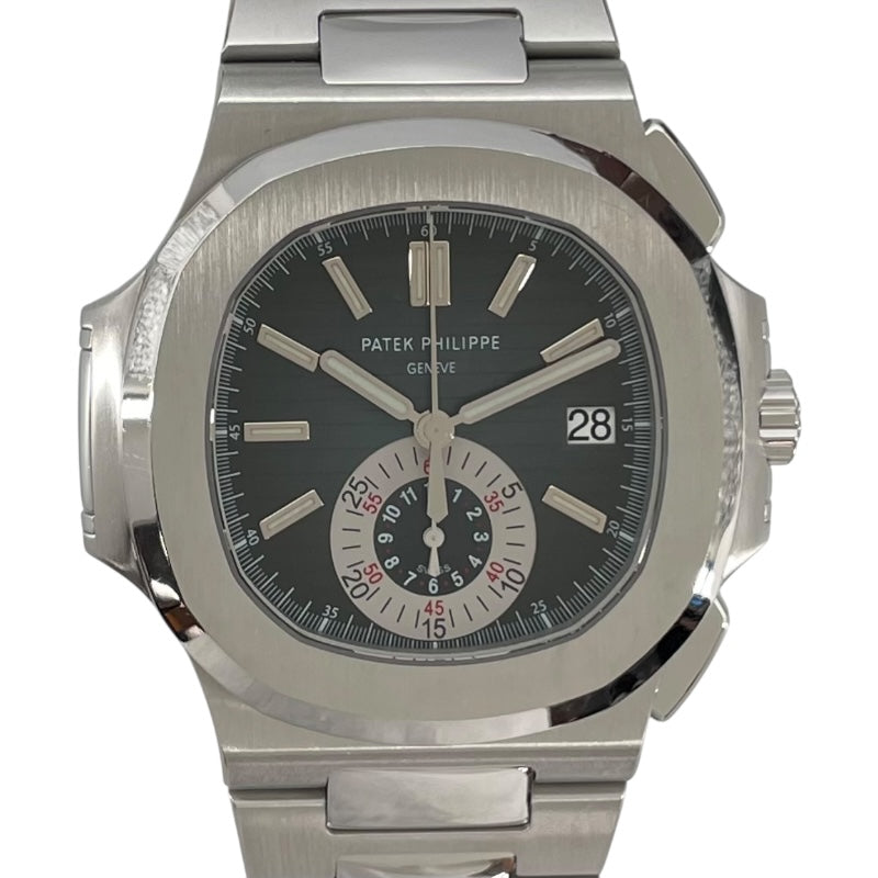 パテック・フィリップ PATEK PHILIPPE ノーチラス クロノグラフ 5980/1A-001 SS 自動巻き メンズ 腕時計