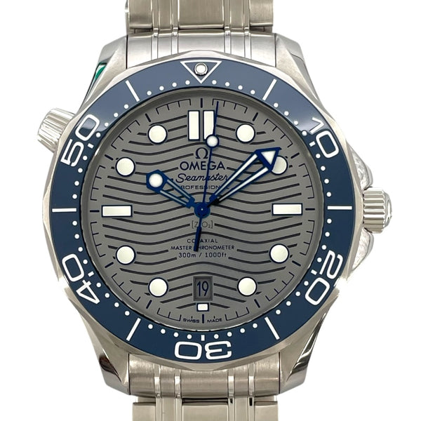 オメガ OMEGA シーマスター ダイバー コーアクシャル マスタークロノメーター 210.30.42.20.06.001 グレー SS 自動巻き メンズ 腕時計