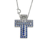 ダミアーニ DAMIANI ベルエポックアイスバーググラデーションネックレス シルバー K18WG ジュエリー