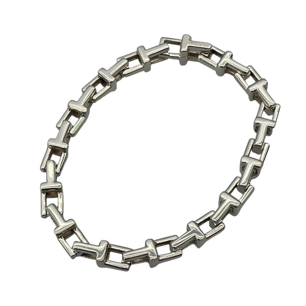ティファニー TIFFANY＆CO Tナローチェーンブレス シルバー SV925 ジュエリー