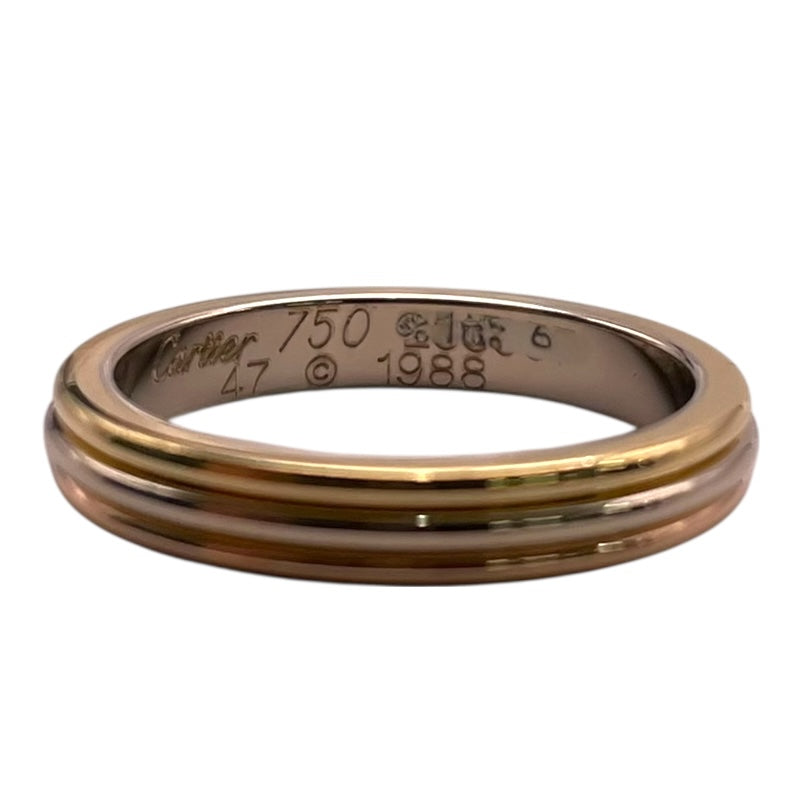 カルティエ Cartier ルイカルティエ ヴァンドーム リング イエローゴールド/ピンクゴールド/ホワイトゴールド 750スリーカラー ジュエリー