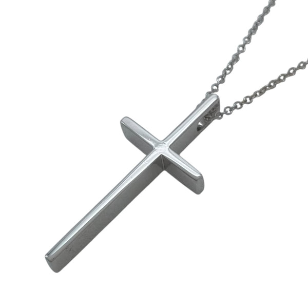 ティファニー TIFFANY＆CO クロスモチーフネックレス ホワイトゴールド Au750 ジュエリー