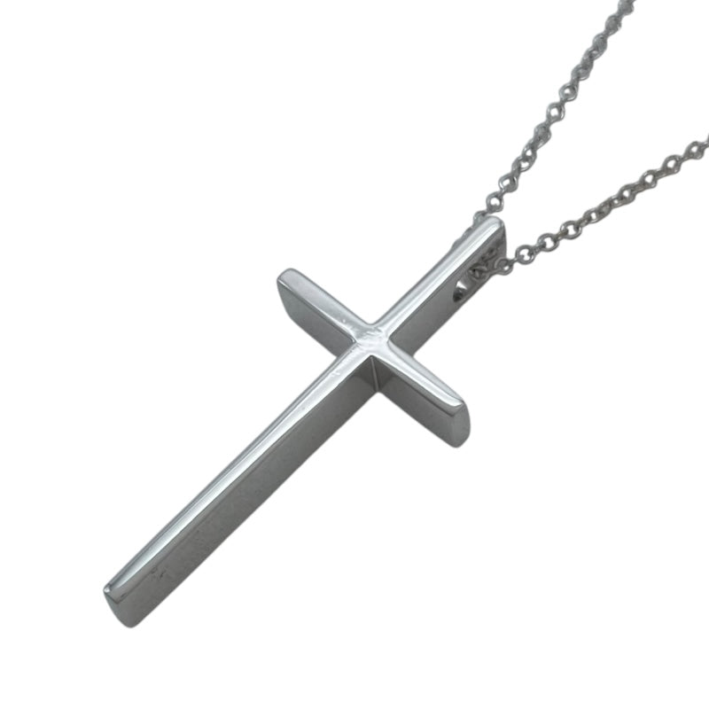 ティファニー TIFFANY＆CO クロスモチーフネックレス ホワイトゴールド Au750 ジュエリー
