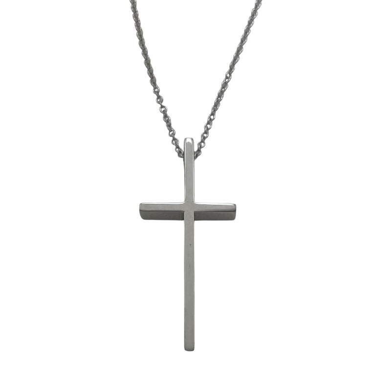 ティファニー TIFFANY＆CO クロスモチーフネックレス ホワイトゴールド Au750 ジュエリー